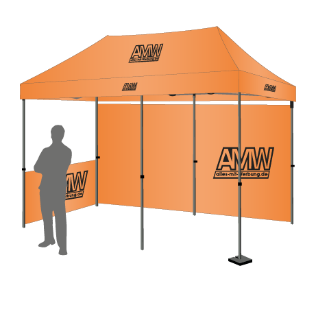 Faltpavillon | 3x6 | bedruckt