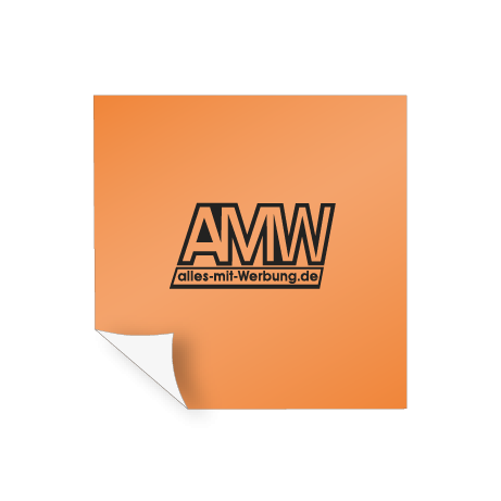 Aufkleber Polymer 2D - weiß und transparent