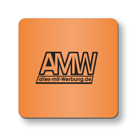 Getränkeuntersetzer aus Airlaid | 9 cm x 9 cm eckig | einseitig bedruckt