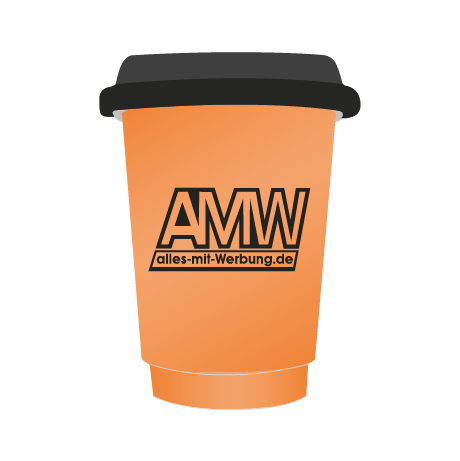 Pappbecher to Go BIO | 200 ml doppelwandig | rundum bedruckt