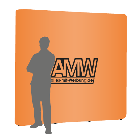 Pop-Up Faltwand | 3 x 3 Felder gerade | einseitig bedruckt