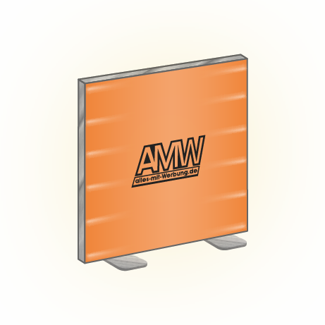 Textilspannrahmen LED freistehend | B 300 cm x H 200,5 cm | bedruckt