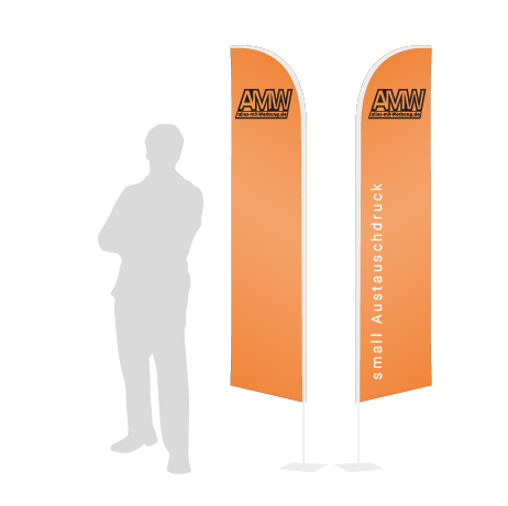 Beachflag Wind Austauschdruck | Small (260 cm) | beidseitig bedruckt