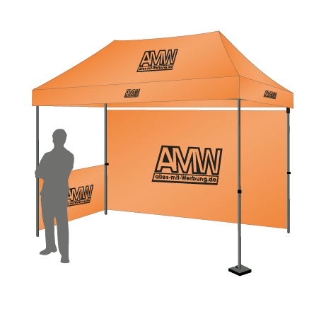 Faltpavillon | 3x4,5 | bedruckt