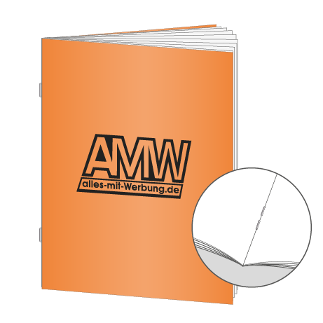 Broschüren Drahtheftung DIN A6
