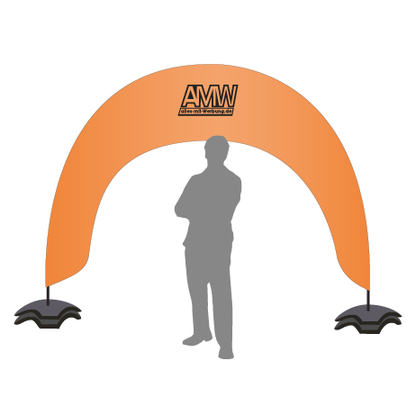 Beachflag Bogen | B 400 cm x H 300 cm | einseitig bedruckt