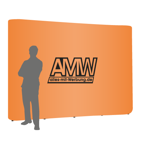 Pop-Up Faltwand | 4 x 3 Felder gerade | einseitig bedruckt