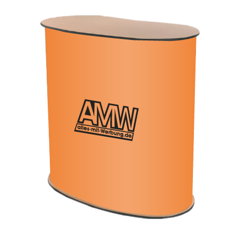 Messetheke Basic | B 91 cm x H 92,6 cm x T 47 cm | bedruckt