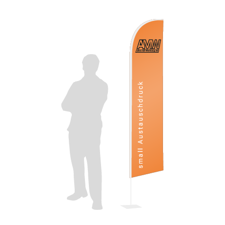 Beachflag Wind Austauschdruck | Small (260 cm) | einseitig bedruckt