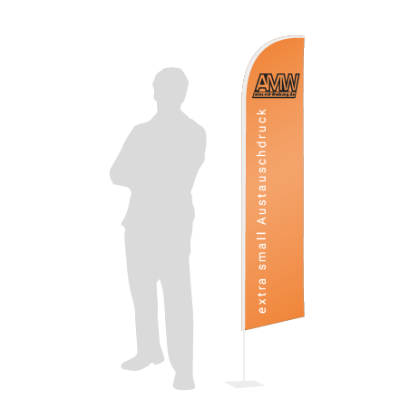 Beachflag Wind Austauschdruck | Extra Small (215 cm) | einseitig bedruckt