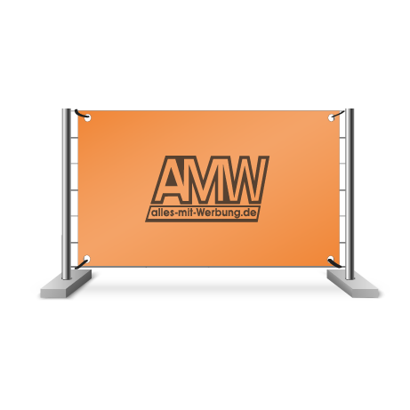 Bauzaunbanner | B 340 cm x H 173 cm | einseitig bedruckt