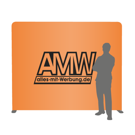 Textilwand ALU | 240er gerade | einseitig bedruckt